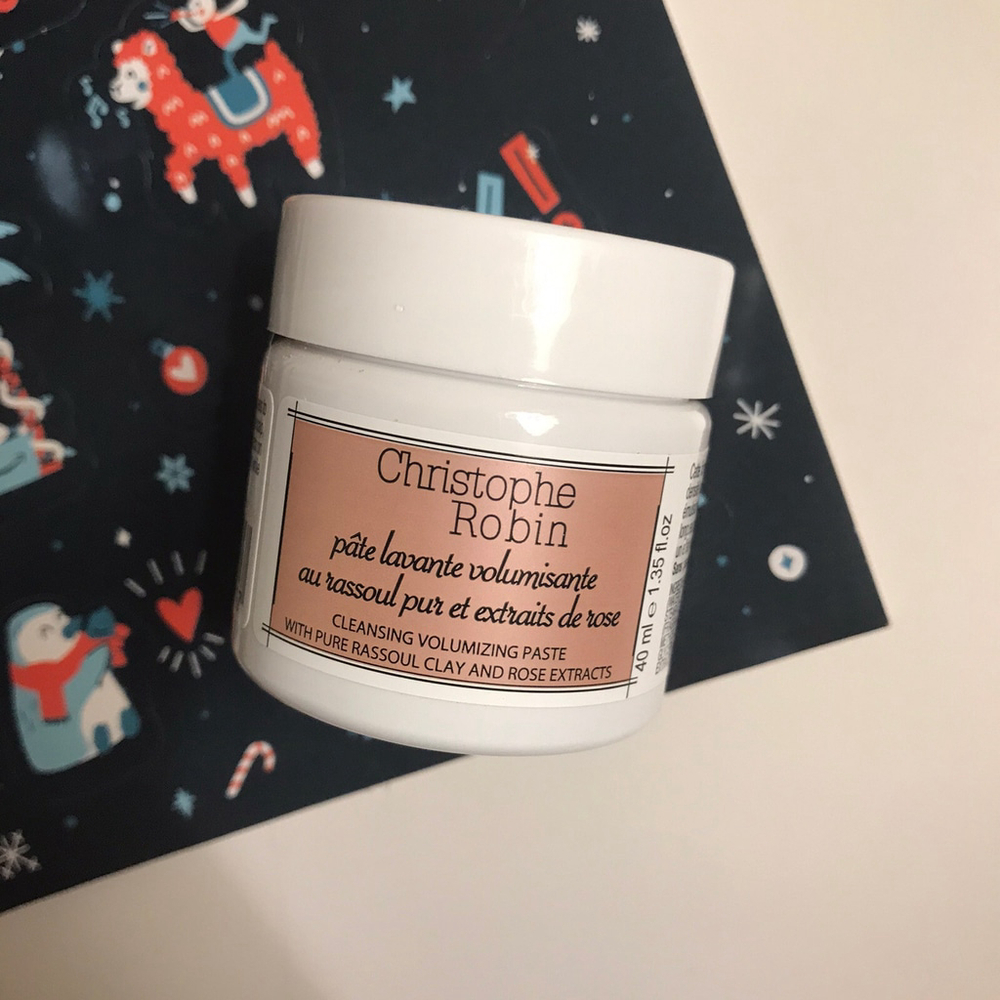 CHRISTOPHE ROBIN Cleansing Volumizing Paste 1.35 oz / 40mL Travel Size NWOB